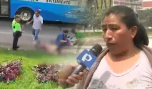 Vendedora de golosinas queda grave tras ser atropellada en Surco