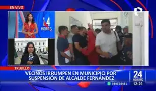 Furia popular en Trujillo: Vecinos toman municipio en rechazo a la suspensión del alcalde