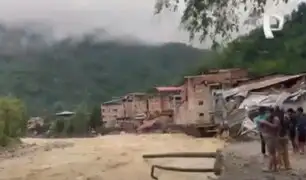 Lluvias torrenciales en Cusco: desborde de río deja un desaparecido y 20 casas inhabitables