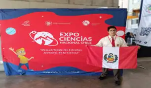 ¡Orgullo para el Perú! Destacado estudiante de Moquegua gana concurso internacional de ciencia y tecnología en Chile