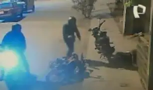 Lo persiguieron por varias cuadras de SJM: joven es baleado y le roban su moto