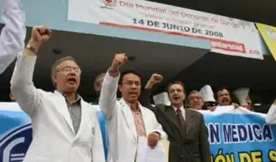 Gremio de salud anuncia huelga indefinida a partir de este jueves 23