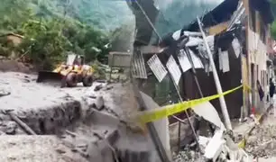 Lluvias y huaicos destruyen gran parte de distrito de Echarati en Cusco