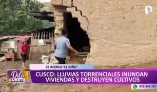 Alarma en Cusco: Lluvias torrenciales inundan viviendas y destruyen cultivos