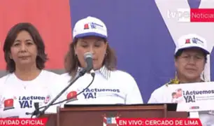 Presidenta Boluarte anuncia aumentos salariales para enfermeras y profesores universitarios