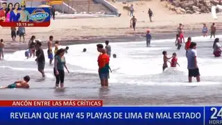 Más de la mitad de las playas en la capital son calificadas como no saludables