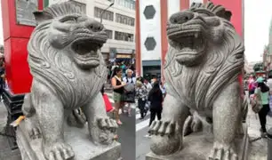 Roban esferas de Leones de Fu en calle Capón: ¿Qué ocurrirá según la leyenda China?