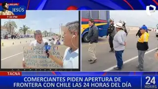 Comerciantes de Tacna piden liberación de vía fronteriza con Chile durante las 24 horas