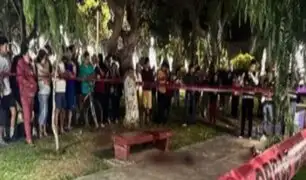 Trujillo: sicarios asesinan a balazos a padre y sus dos hijos cuando se encontraban en un parque
