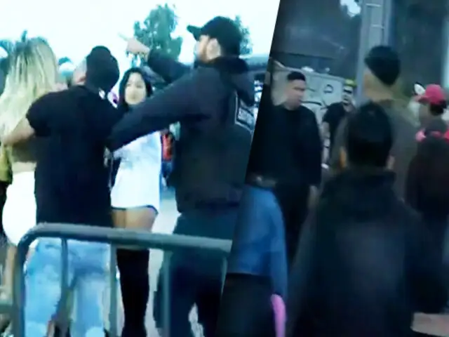 Grupo de jóvenes protagoniza pelea al salir de fiesta de Halloween en SJM