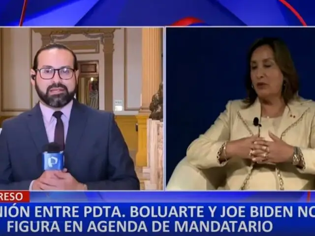 Congreso: reacciones sobre reunión de Dina Boluarte con Biden que no figura en agenda presidencial