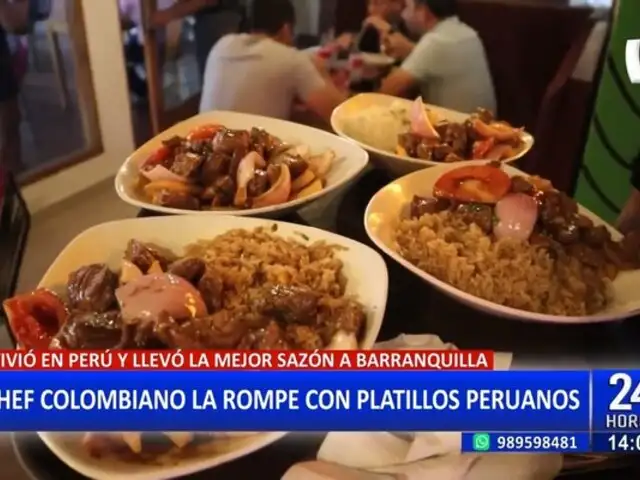 Barranquilla: Chef colombiano aprende receta peruana y conquista paladares