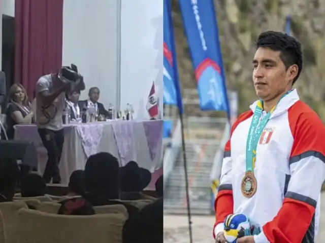 Apurímac: medallista de los Panamericanos rechazó condecoración de alcalde en plena ceremonia