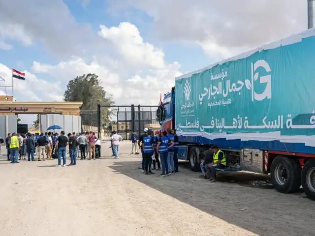Guerra en Israel: ingresan 106 camiones con ayuda humanitaria a la Franja de Gaza