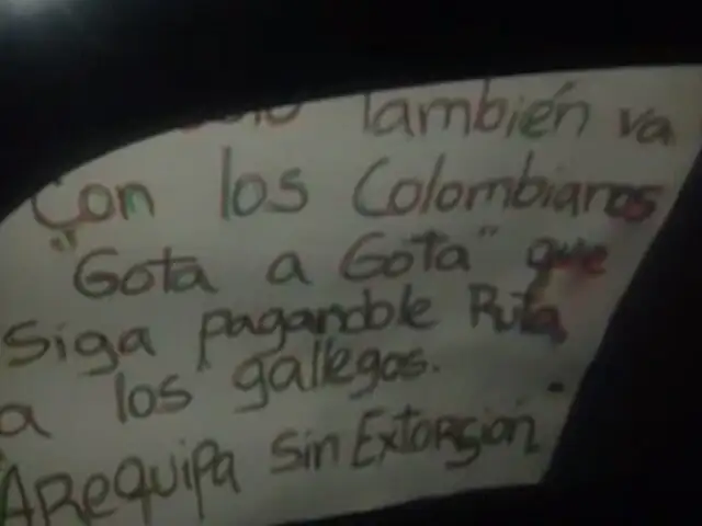Asesinato en Arequipa: matan a taxista extranjero y dejan mensaje contra mafias 'gota a gota'
