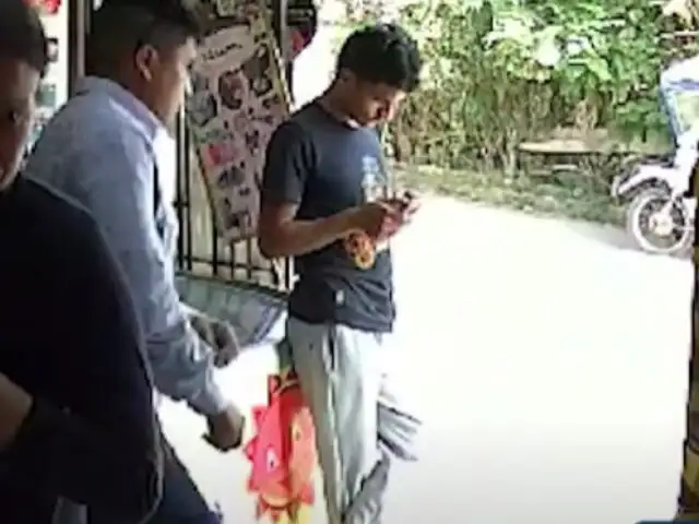 Chaclacayo: ladrón finge ser cliente de un minimarket para robar celular a joven