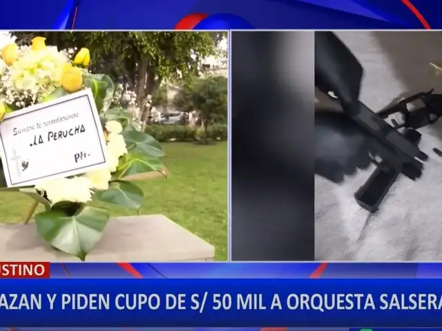 Dejan arreglo floral a director de orquesta exigiendo el pago de 50 mil soles