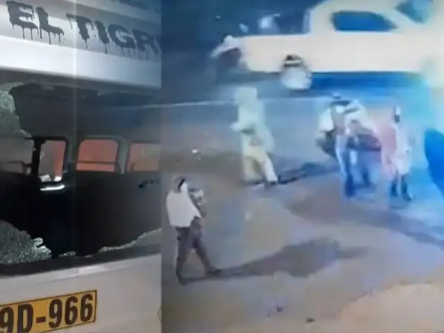 Transportistas se enfrentan y atacan vehículos llenos de pasajeros en Juliaca