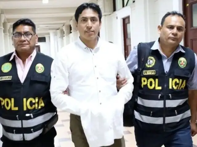 Freddy Díaz: Poder Judicial ratificó ampliación de prisión preventiva contra excongresista