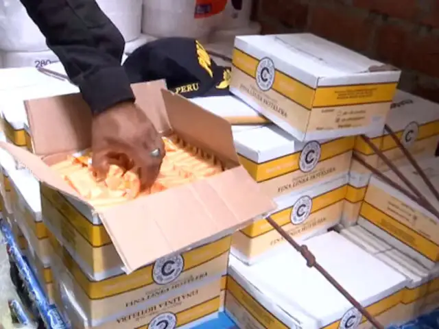 Mesa Redonda: policía incautan más de cinco toneladas de mercadería de dudosa procedencia