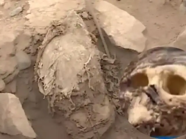 ¡Hallazgo en el Rímac! Descubren cinco momias en la huaca ‘La Florida'