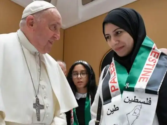 Papa Francisco se reúne con víctimas israelíes y palestinas: “no es una guerra, es terrorismo”