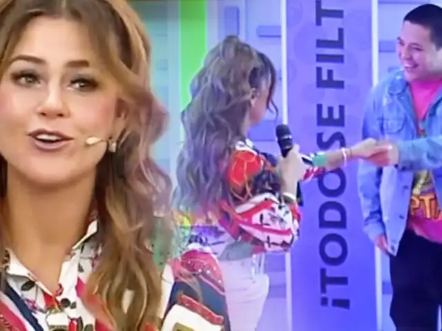 Ducelia Echevarría y Samuel Suárez se reconcilian en Pre Venta de Panamericana Televisión 2024