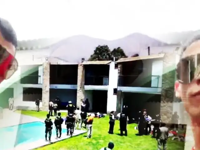 ¡Exclusivo! Búnker de “Los hijos de Dios”: Cumbre criminal en lujosa mansión de Pachacámac