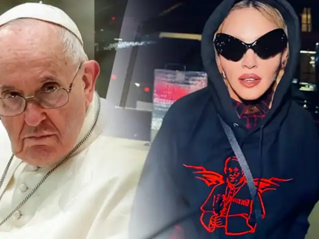 Madonna es criticada en Italia por llevar prenda con la imagen del papa Francisco