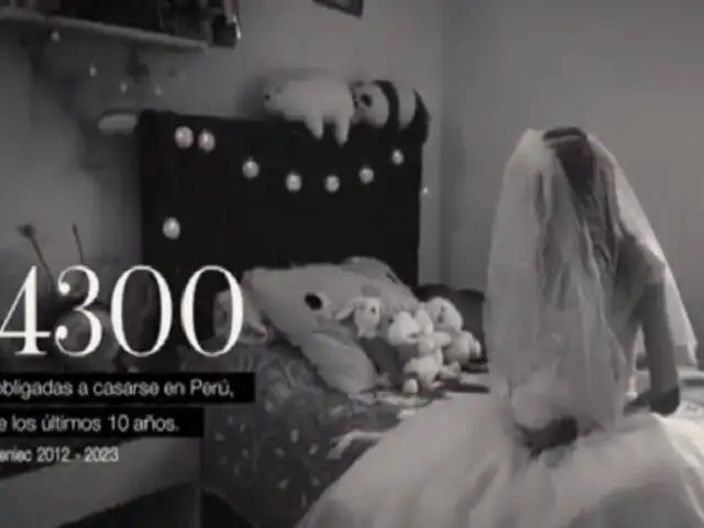 "La novia prohibida": lanzan campaña contra matrimonio infantil en el Perú