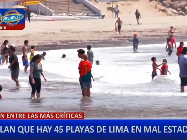 Más de la mitad de las playas en la capital son calificadas como no saludables
