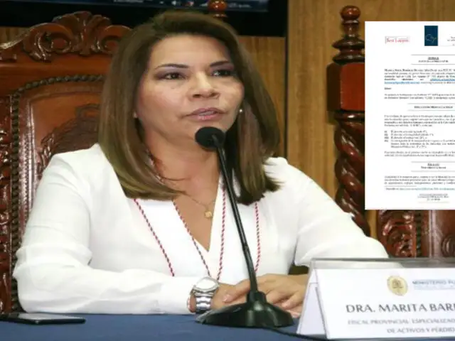 Marita Barreto pidió a la CIDH medida cautelar para evitar represalias por parte de Patricia Benavides