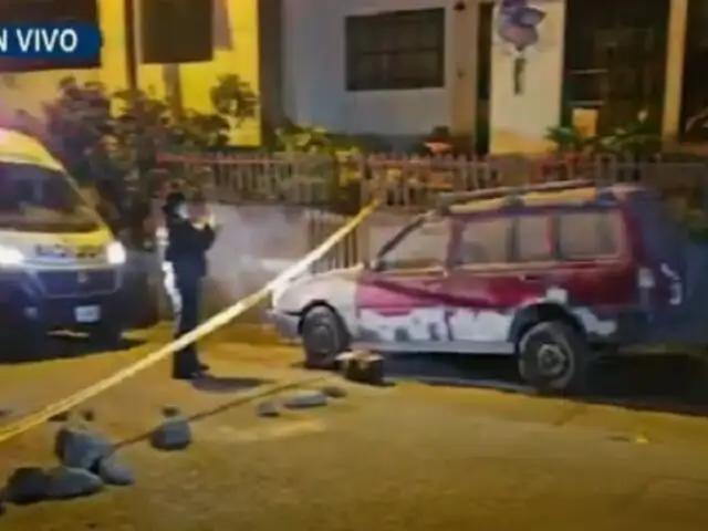 Balacera en SJM: abren fuego contra dos jóvenes que iban a bordo de mototaxi