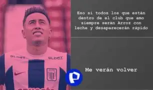 Christian Cueva y sus polémicos mensajes tras su salida de Alianza Lima: “me verán volver”