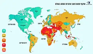 Israel aumenta nivel de alerta de viaje en 80 países ante posibles ataques de Irán