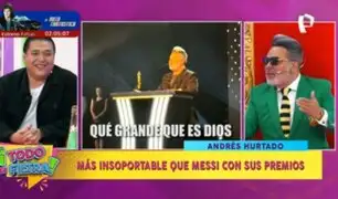 Andrés Hurtado: "Mis premios Martín Fierro están en una urna de cristal, como el Papamóvil"