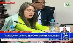 Jaime Quito defiende a Pedro Castillo pero Noelia Herrera le responde: "Él dio un golpe de Estado"