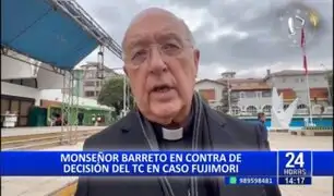 Monseñor Barreto en contra de liberación a Alberto Fujimori