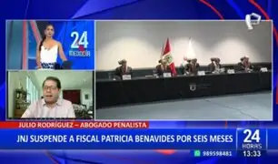 Julio Rodríguez sobre suspensión de Patricia Benavides: "Era crónica de una muerte anunciada"