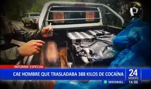 VRAEM: PNP decomisa más de 300 kilos de cocaína en dos camionetas