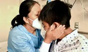Madre dona riñón a su hijo para salvarlo de una insuficiencia renal crónica