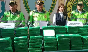 Puno: en amplio operativo incautan 270 kilos de cocaína camuflados en sacos de verdura