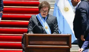 Javier Milei asume presidencia de Argentina: Shock es necesario para superar crisis económica