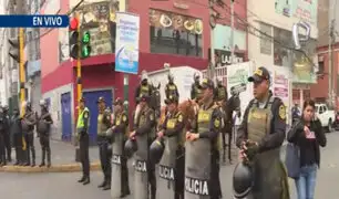 Gamarra: despliegan más de 450 agentes policiales para recuperar espacios públicos