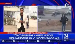 Tragedia en Lurín: Cinco muertos y nueve heridos tras accidentes en la Panamericana Sur