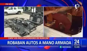 'Los Descuartizadores de Huaycán': robaban autos para desmantelar y vender autopartes ilegalmente