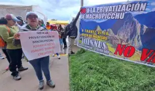 Cusco: protestas contra nueva modalidad de venta de boletos para ingreso a ciudadela de Machu Picchu
