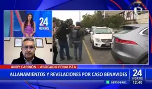 Andy Carrión tras allanamientos por caso Benavides: "Aquí hay actores que faltan"