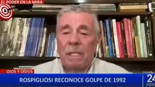 Congresista Rospigliosi reconoce golpe de estado de Fujimori en 1992: “Fue un Golpe”