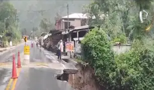 Fuertes lluvias en el interior del Perú bloquean carreteras e inundan viviendas